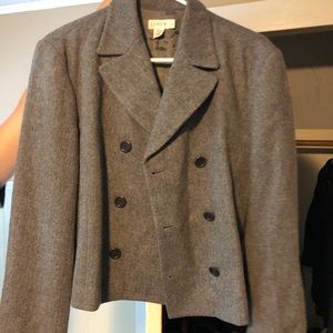 JCrew Grey wool blazer size 8
